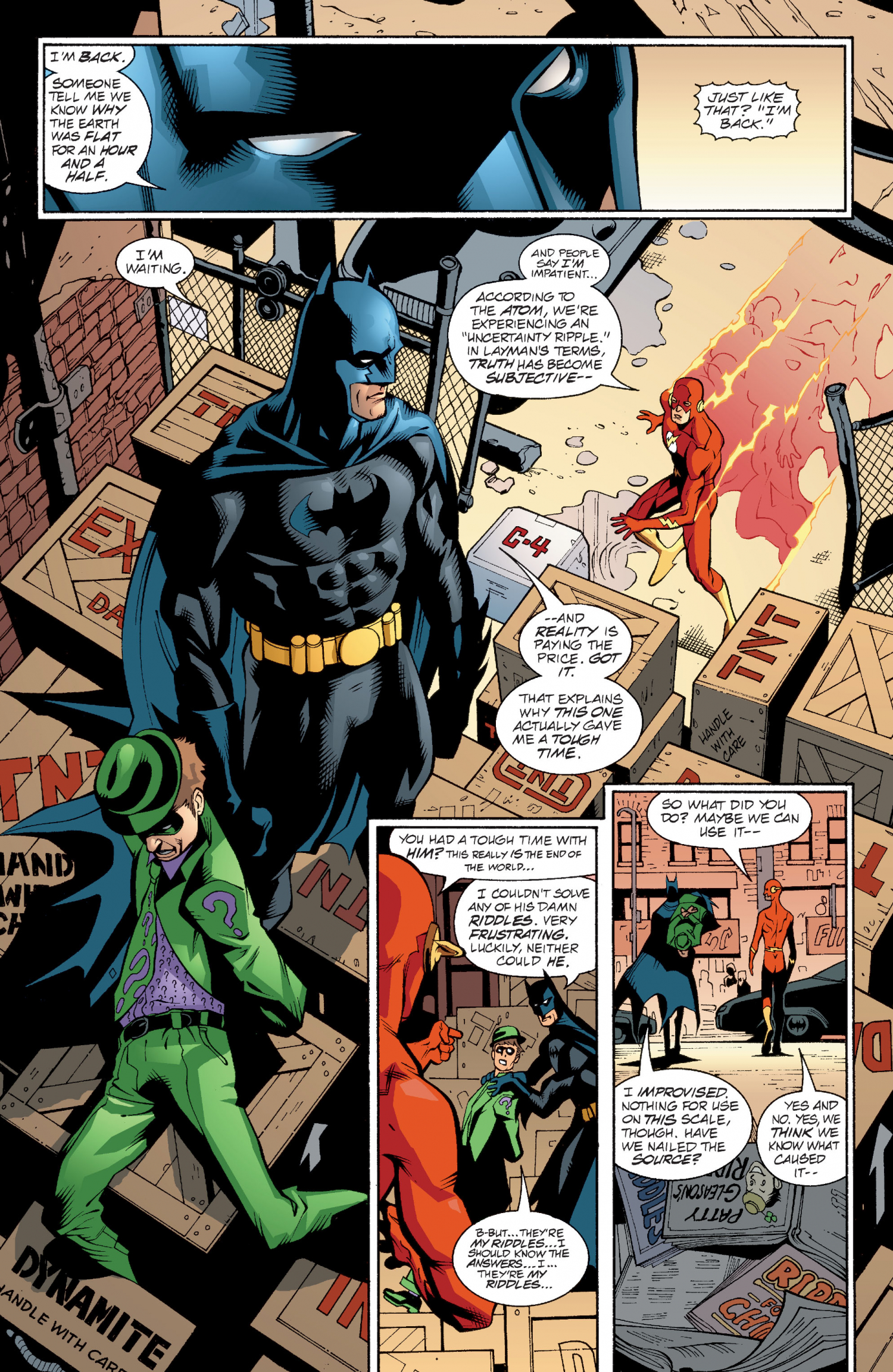 해연갤 - 뱃시가 리들러 수수께끼 못푼날=세상이 멸망하는날