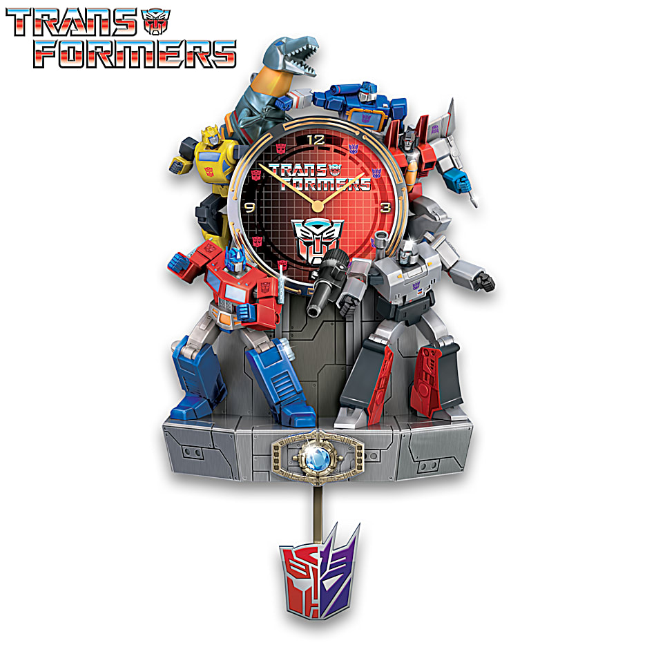 Transformers Autobots Vs. Decepticons Wall Clock By Bradford Exchange-01.jpg