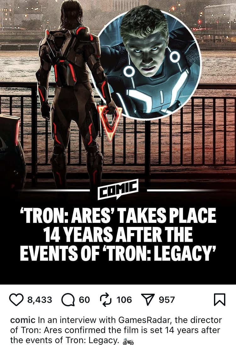 해연갤 - 트론아레스가 트론레거시 14년 후 설정이구나