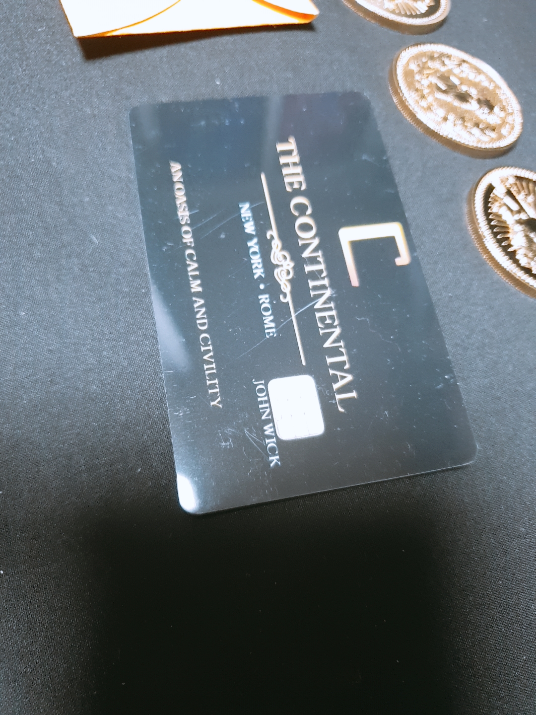 해연갤 - 알리에서 존윅 코인이랑 콘티넨탈 카드샀다ㅋㅋㅋㅋㅋㅋ