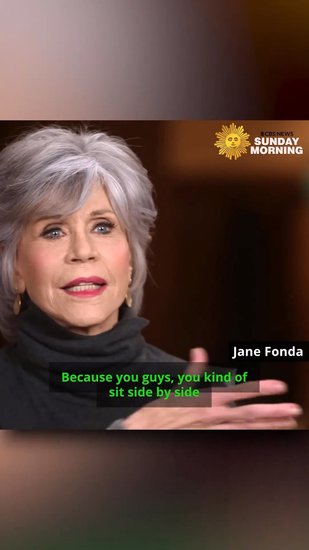 “You have to pursue people you want to be friends with.”@80forbrady actor @janefonda explains how she sought friendships with Sa_20230314_134404.439.jpg