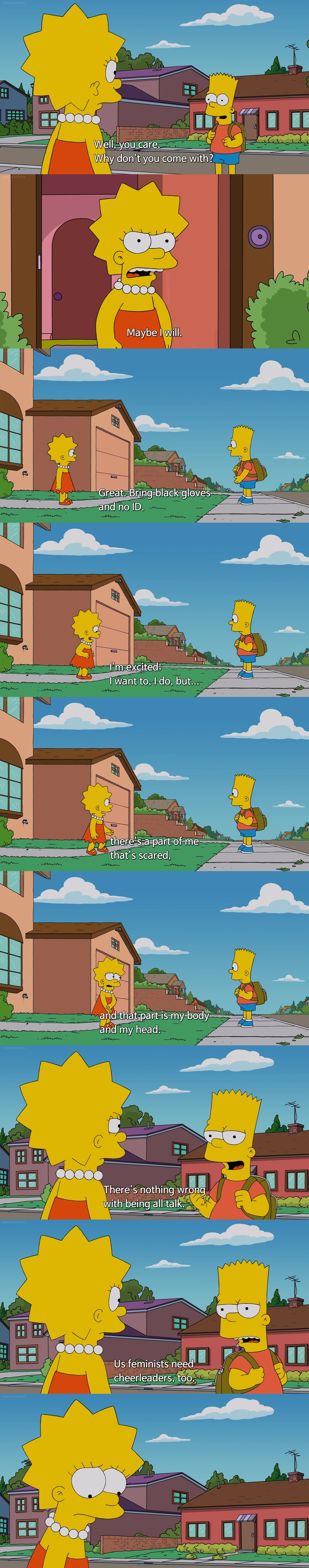 해연갤 - 심슨에서 리사 레디컬로 각성하는 장면 진짜 최애다, image size:960x4860